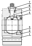 電動超薄型球閥_結(jié)構(gòu)圖(法蘭式)